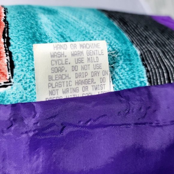 Vintage Multicolor Abstract Blazer - Picture 9 of 10